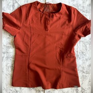 Figs Auburn Scrub Top